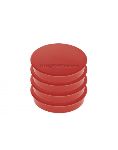Магниты круглые 30/0.7 блистер красные Magnetoplan Discofix Standard Red Set (16642406)