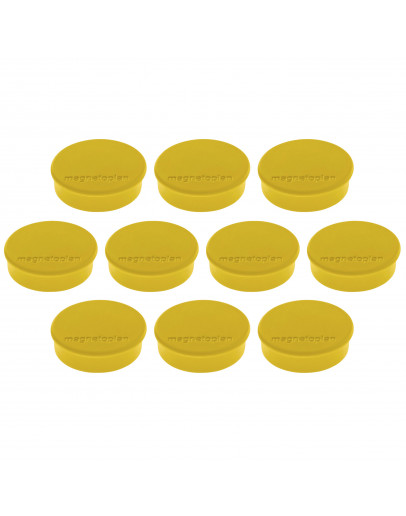 Магниты круглые 24/0.3 желтые Magnetoplan Discofix Hobby Yellow Set (1664502)