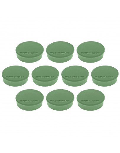 Магниты круглые 24/0.3 зеленые Magnetoplan Discofix Hobby Green Set (1664505)