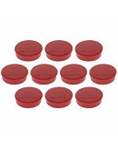 Магниты круглые 24/0.3 красные Magnetoplan Discofix Hobby Red Set (1664506)
