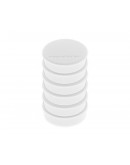 Магниты круглые 24/0.3 блистер белые Magnetoplan Discofix Hobby White Set (16645600)