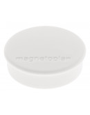 Магниты круглые 24/0.3 блистер белые Magnetoplan Discofix Hobby White Set (16645600)