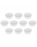 Магниты круглые 19/0.1 белые Magnetoplan Discofix Mini White Set (1664600)