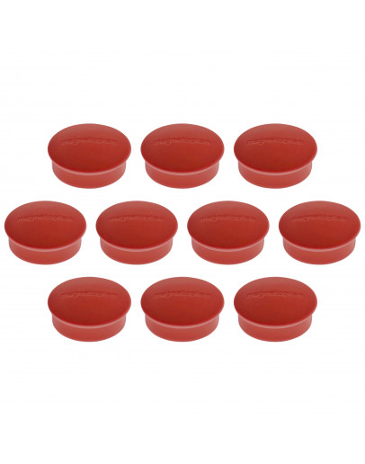Магниты круглые 19/0.1 красные Magnetoplan Discofix Mini Red Set (1664606)
