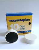 Магниты эргономичные большие 34/2 белые Magnetoplan Ergo Large White Set (1665000)