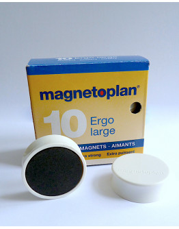 Магниты эргономичные большие 34/2 серые Magnetoplan Ergo Large Gray Set (1665001)