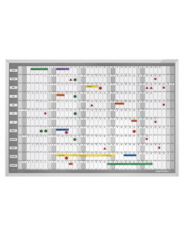 Ленты календарные магнитные для годового планировщика 12365S Magnetoplan Calendar Strips Set (17311S)