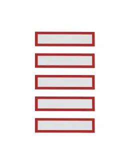 Рамки заголовков магнитные A5/A4 красные Magnetoplan Magnetofix Frame TOPSIGN Red Set (1131706)