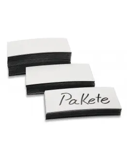 Стикеры магнитные 100x20 белые Magnetoplan Magnetic Labels White Set (1532706)